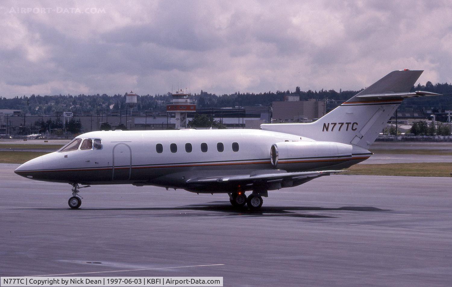N77TC, 1995 British Aerospace BAe.125-800 C/N 258275, KBFI