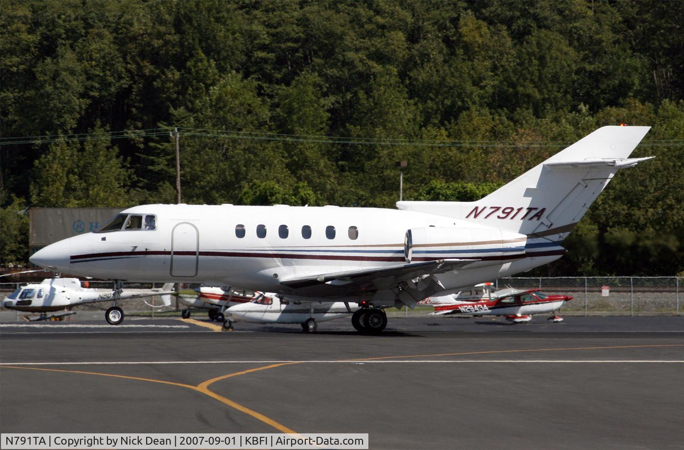 N791TA, 1996 Raytheon Hawker 800XP C/N 258291, KBFI