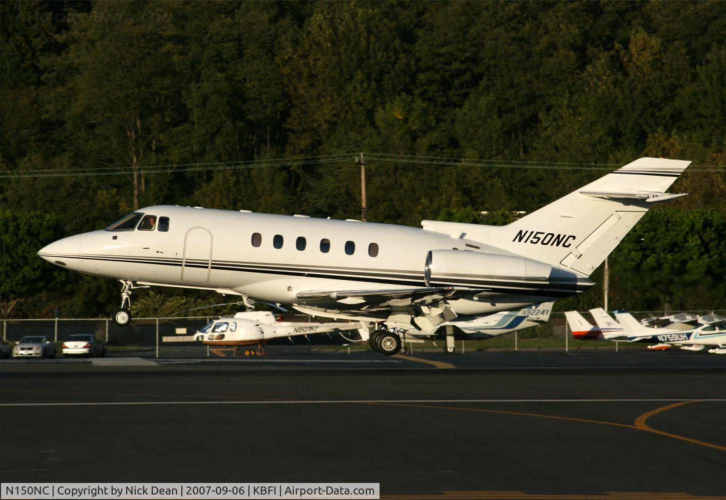 N150NC, 1996 Raytheon Hawker 800XP C/N 258293, KBFI
