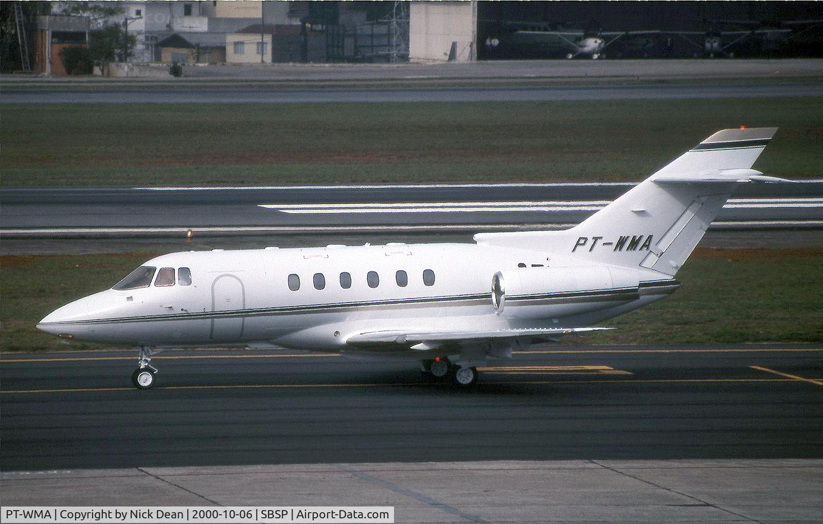 PT-WMA, 1997 Raytheon Hawker 800XP C/N 258301, SBSP