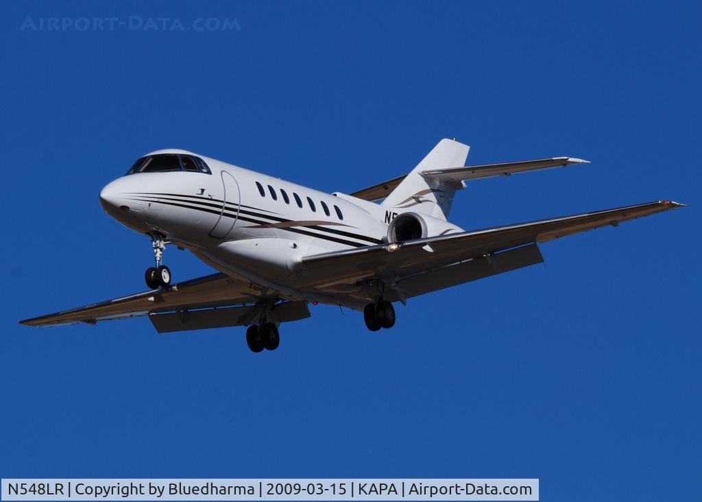 N548LR, 1995 Raytheon Corporate Jets Inc Hawker 1000 C/N 259048, On final approach to 17L.