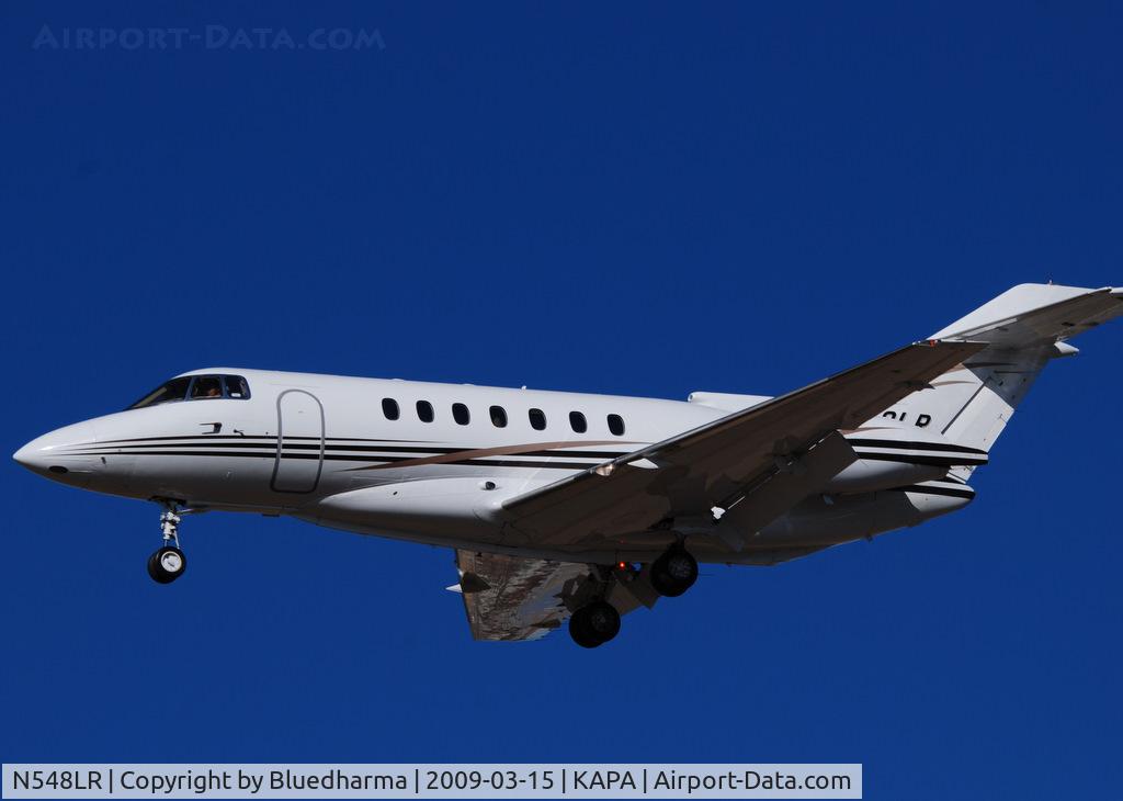 N548LR, 1995 Raytheon Corporate Jets Inc Hawker 1000 C/N 259048, On final approach to 17L.