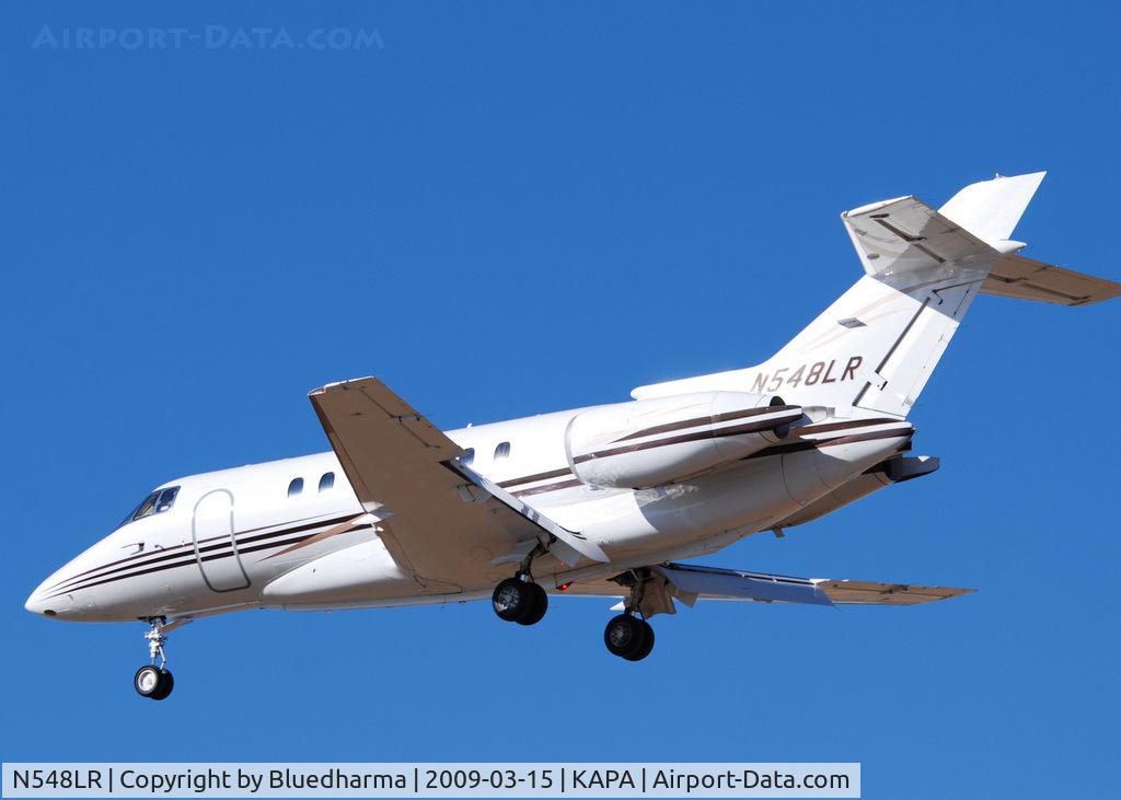 N548LR, 1995 Raytheon Corporate Jets Inc Hawker 1000 C/N 259048, On final approach to 17L.