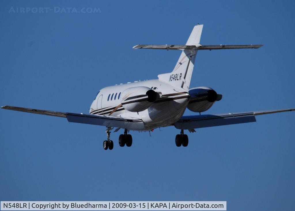 N548LR, 1995 Raytheon Corporate Jets Inc Hawker 1000 C/N 259048, On final approach to 17L.