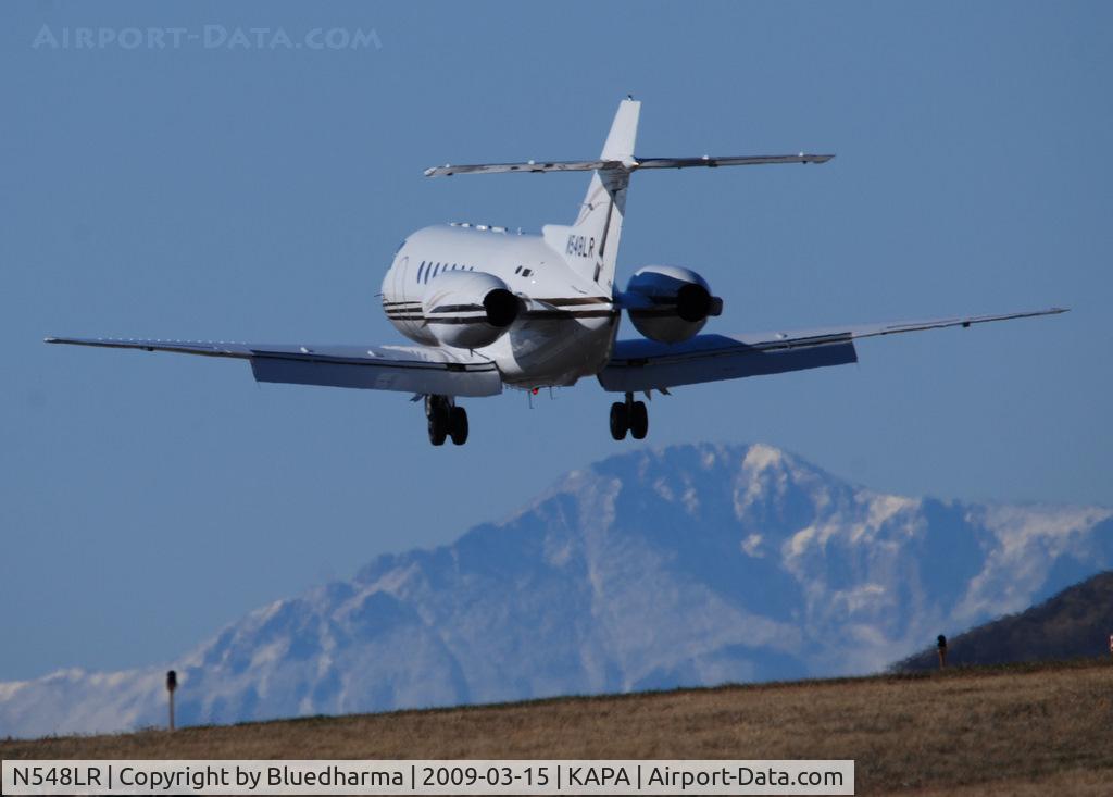 N548LR, 1995 Raytheon Corporate Jets Inc Hawker 1000 C/N 259048, On final approach to 17L.