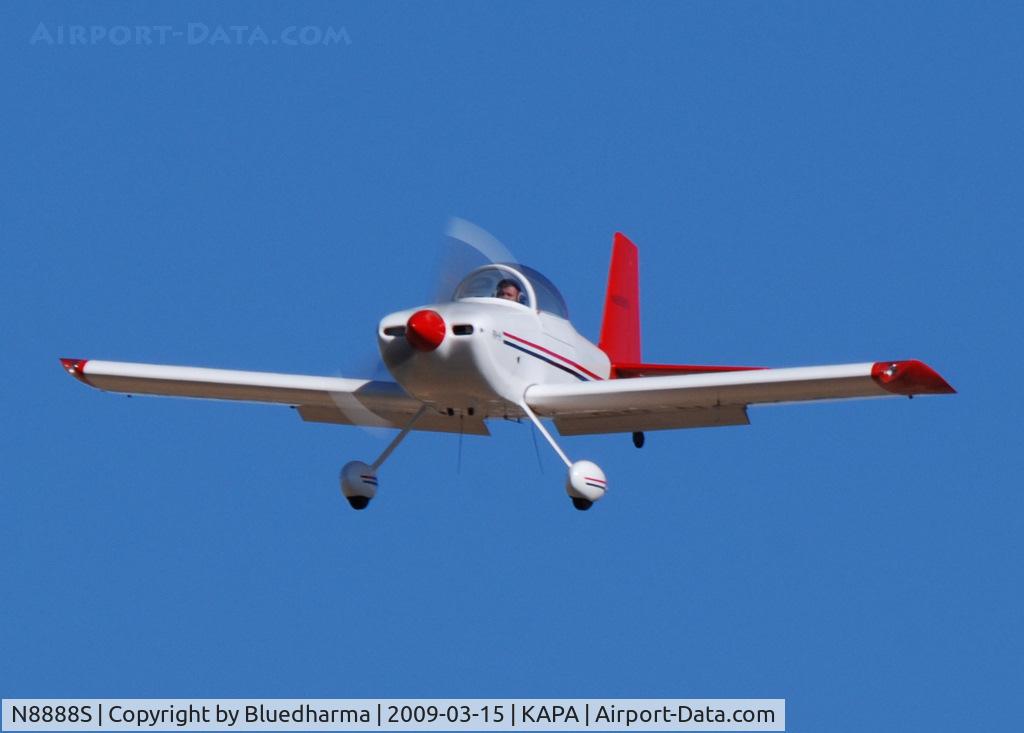 N8888S, 2002 Vans RV-8 C/N 80624, On final approach to 17L.