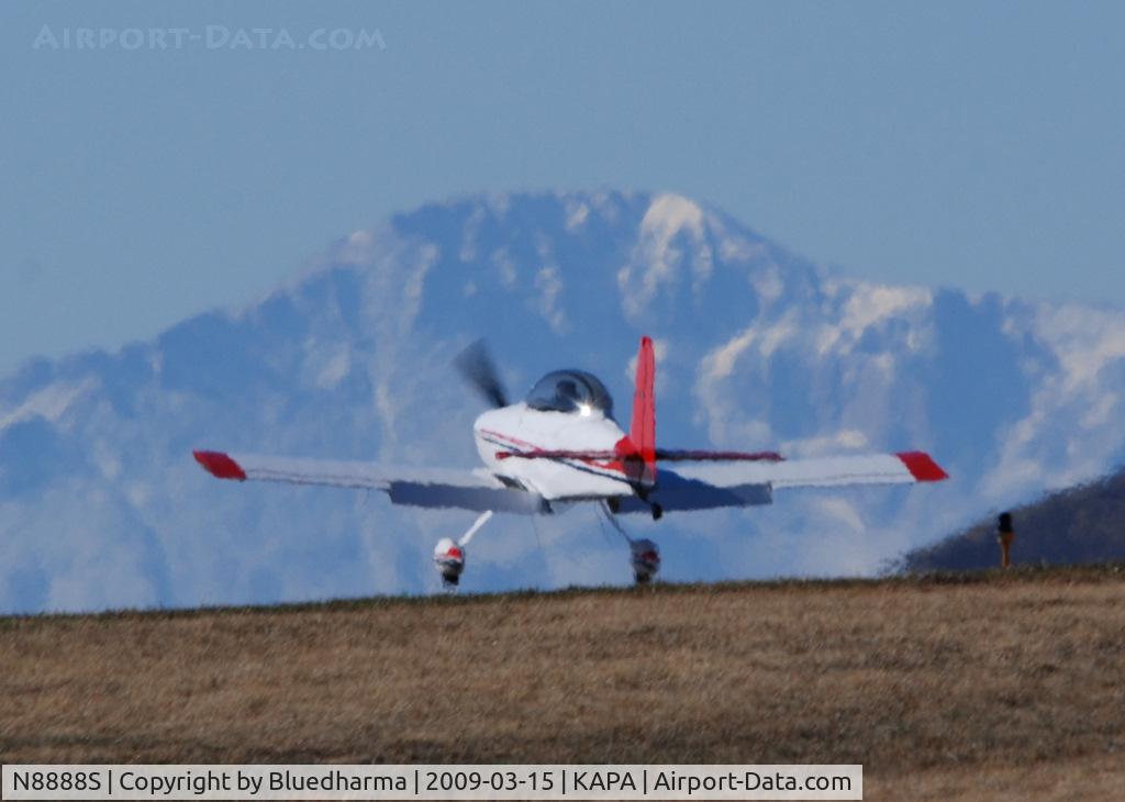 N8888S, 2002 Vans RV-8 C/N 80624, On final approach to 17L.