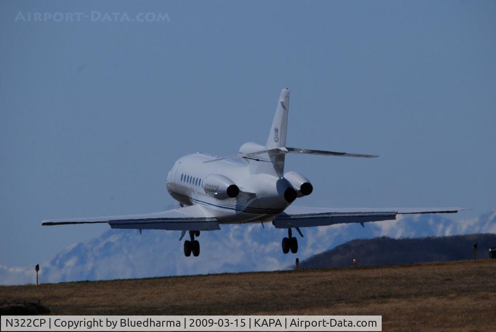N322CP, 1993 Dassault Falcon 900B C/N 134, On final approach to 17L.