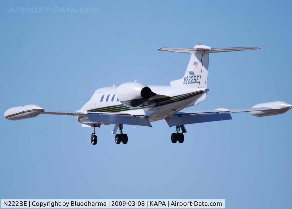 N222BE, 1982 Gates Learjet 35A C/N 35-489, On final approach to 17L.