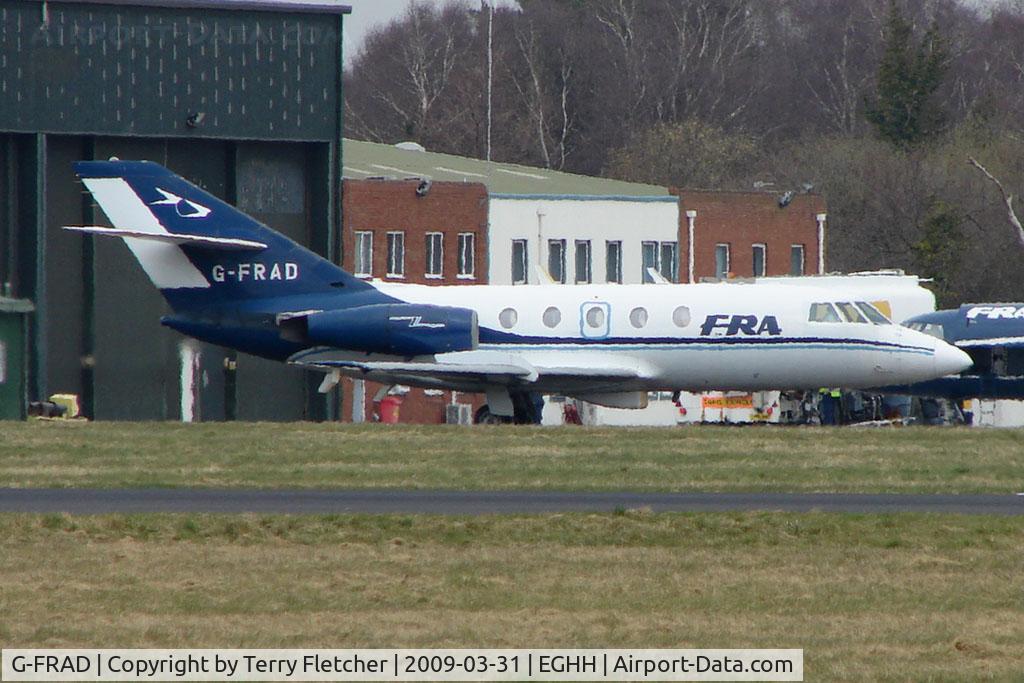 G-FRAD, 1975 Dassault Falcon (Mystere) 20DC C/N 304, FRA Falcon 20 at Bournemouth
