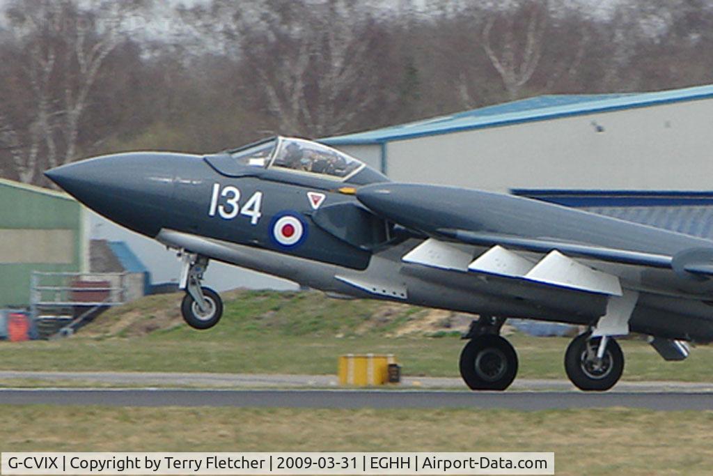 G-CVIX, 1963 De Havilland DH-110 Sea Vixen D.3 C/N 10132, DH110 Sea Vixen XP924 /G-CVIX at Bournemouth