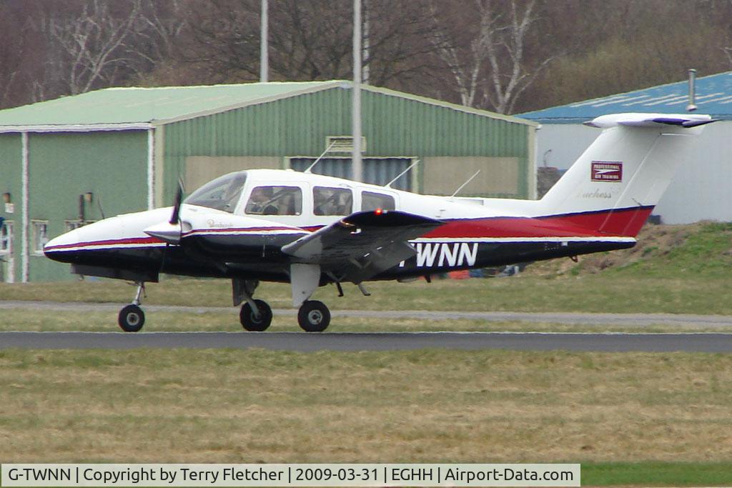 G-TWNN, 1980 Beech 76 Duchess C/N ME-329, Beech 76 at Bournemouth