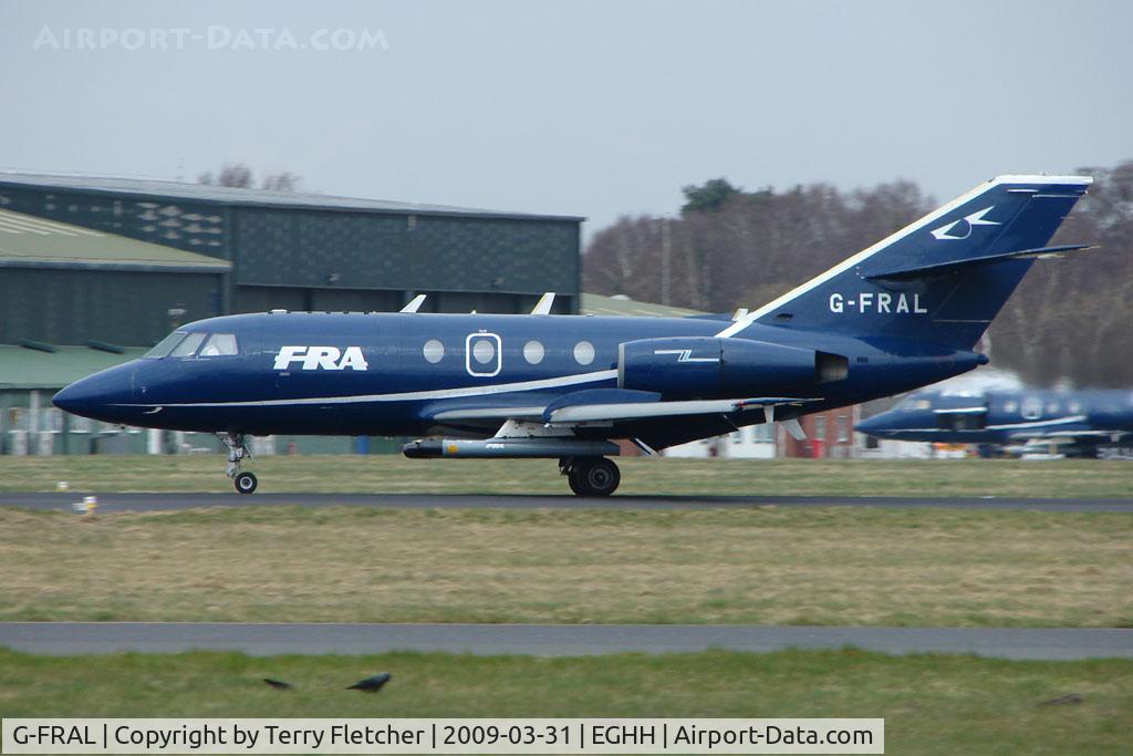 G-FRAL, 1968 Dassault Falcon (Mystere) 20DC C/N 151, FRA Falcon 20 at Bournemouth