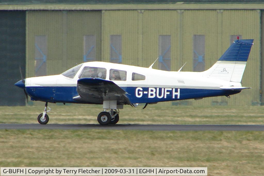 G-BUFH, 1984 Piper PA-28-161 Warrior II C/N 28-8416076, Piper PA-28-161 at Bournemouth