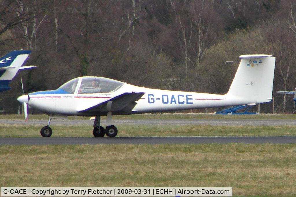 G-OACE, 1984 Valentin Taifun 17E C/N 1017, Motorised Glider at Bournemouth
