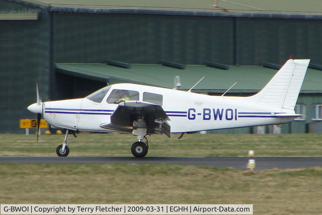 G-BWOI, 1989 Piper PA-28-161 C/N 2841307, Piper PA-28-161 at Bournemouth