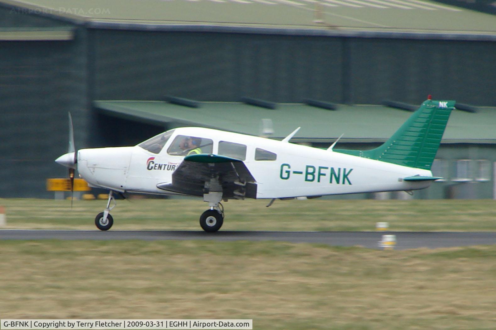 G-BFNK, 1977 Piper PA-28-161 Cherokee Warrior II C/N 28-7816282, Piper PA-28-161 at Bournemouth