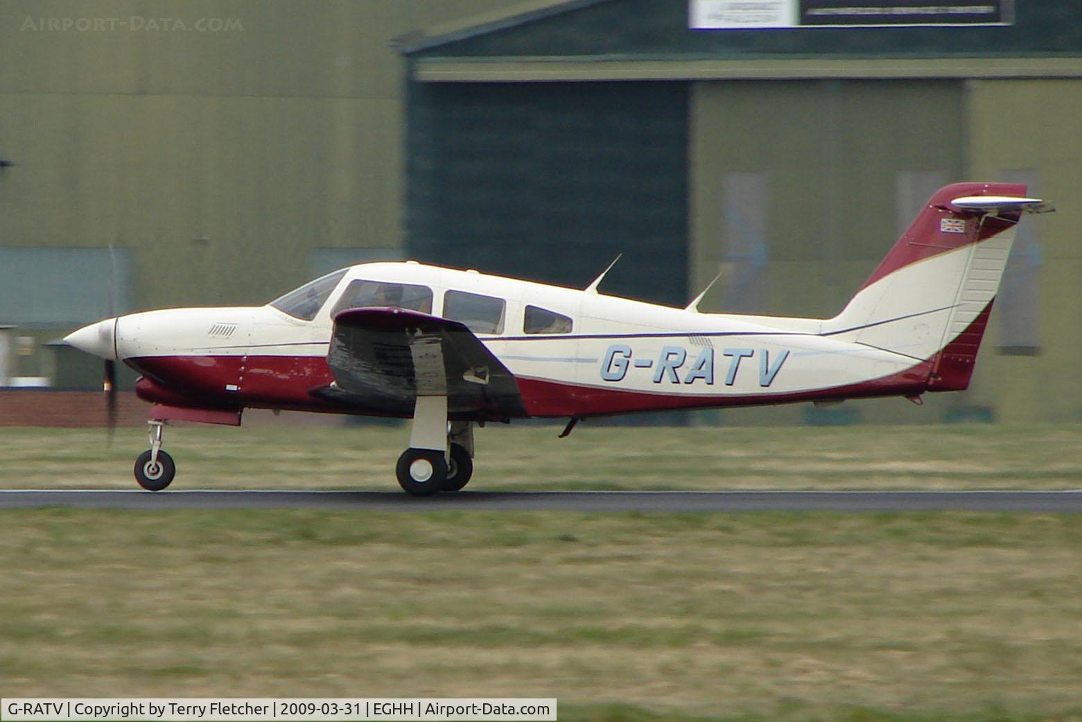 G-RATV, 1983 Piper PA-28RT-201T Turbo Arrow IV Arrow IV C/N 28R-8431005, Piper Pa-28RT-201T at Bournemouth