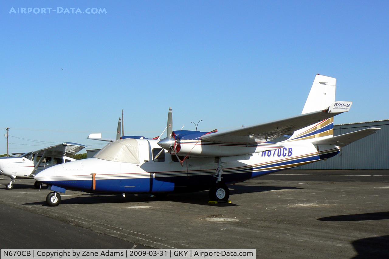 N670CB, 1979 Rockwell International 500-S C/N 3319, At Arlington Municipal