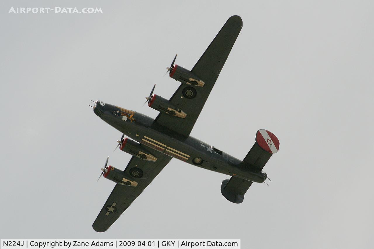 N224J, 1944 Consolidated B-24J-85-CF Liberator C/N 1347 (44-44052), At Arlington Municipal - Collings Foundation tour stop