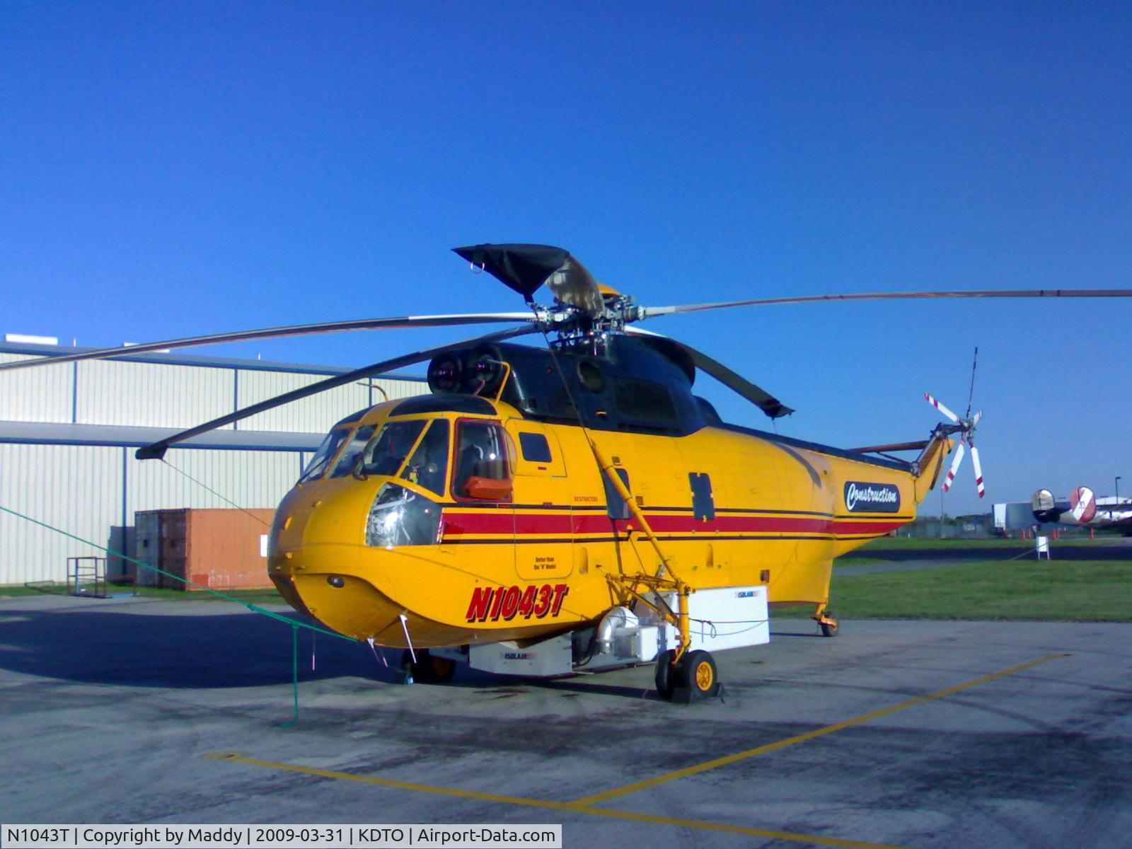 N1043T, 1982 Sikorsky S-61A (CH-3A) C/N 61-083, Parked at Denton Municipal Airport