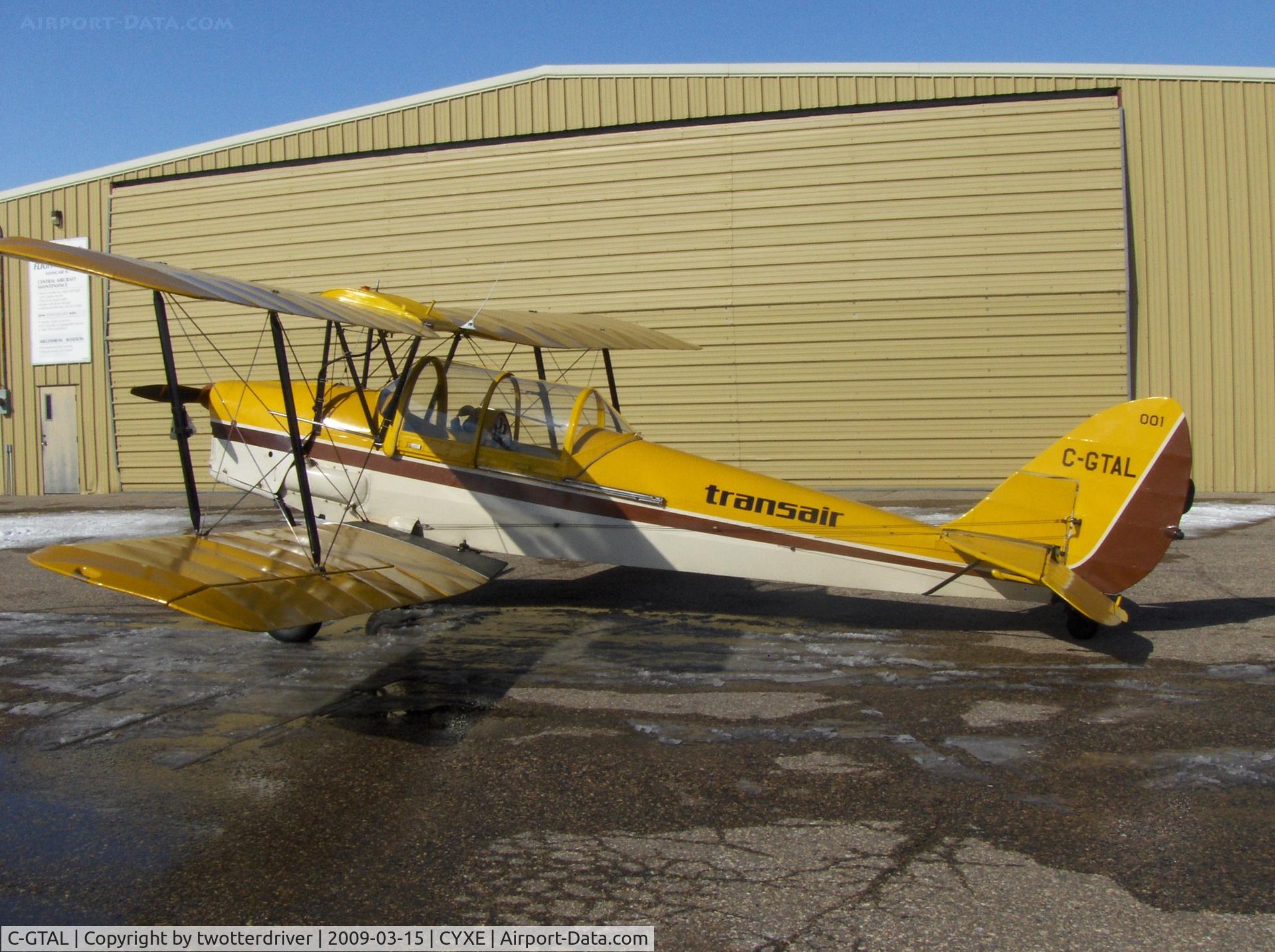 C-GTAL, 1979 De Havilland Canada DH-82C Tiger Moth C/N DHC1534, In front of the hangar