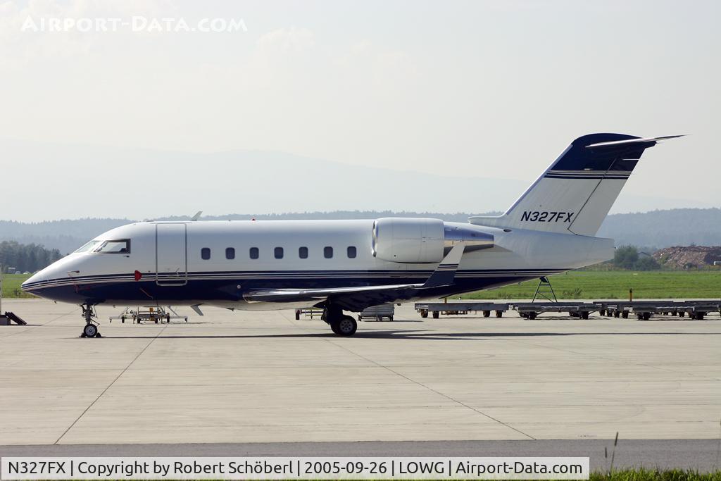 N327FX, 2000 Bombardier Challenger 604 (CL-600-2B16) C/N 5466, Visitor @ GRZ/LOWG