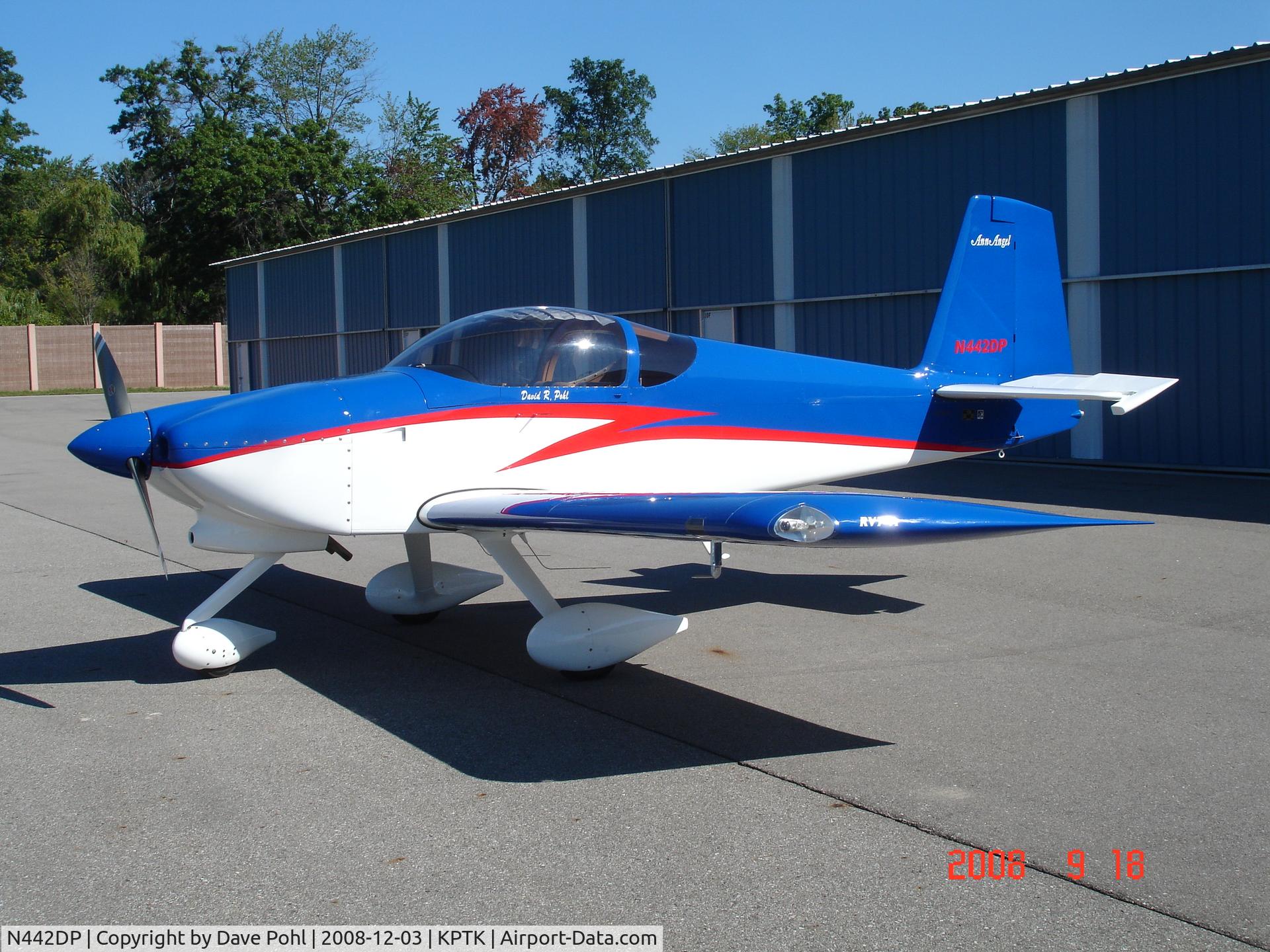 N442DP, 2005 Vans RV-7A C/N 70583, N442DP @ PTK