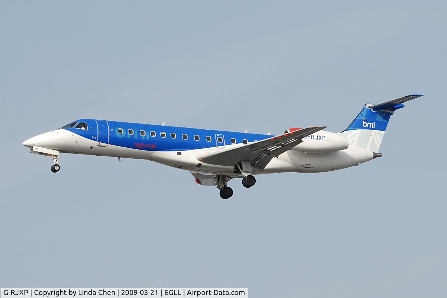 G-RJXP, 2001 Embraer ERJ-135ER (EMB-135ER) C/N 145431, British Midland BMI Regional