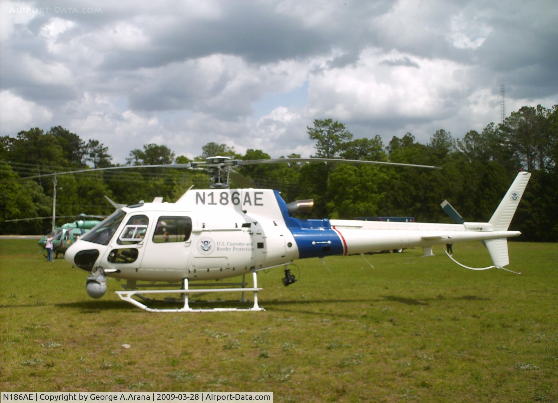 N186AE, 2004 Eurocopter AS-350B-3 Ecureuil Ecureuil C/N 3872, Static display at the community college sports field