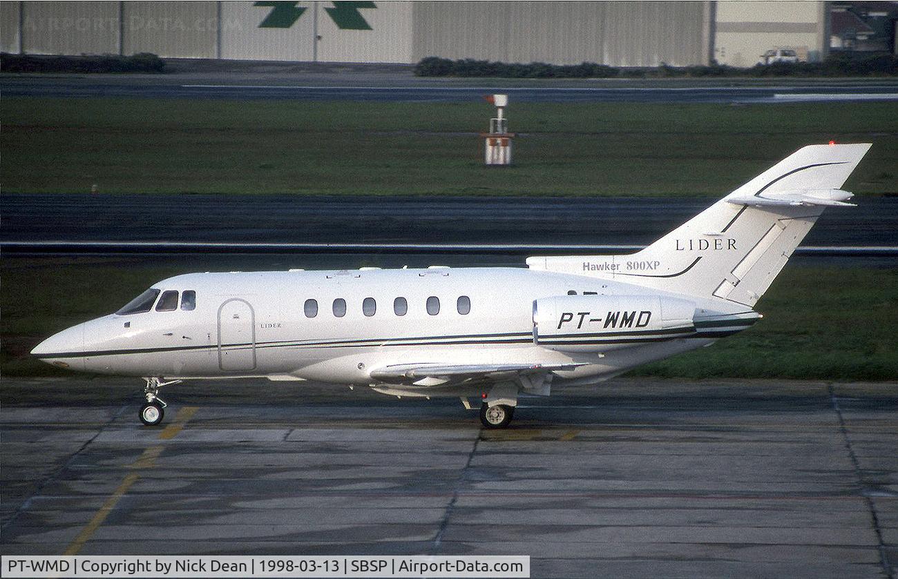 PT-WMD, 1996 Raytheon Hawker 800XP C/N 258312, SBSP