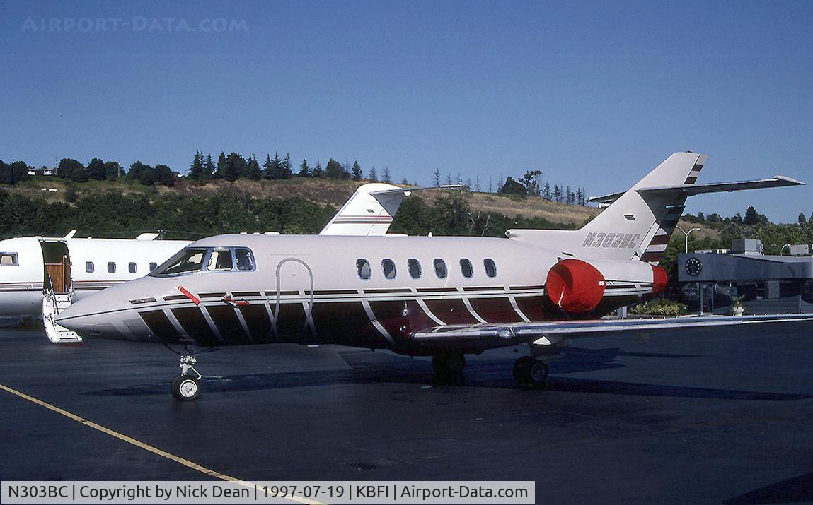 N303BC, 1996 Raytheon Hawker 800XP C/N 258324, KBFI