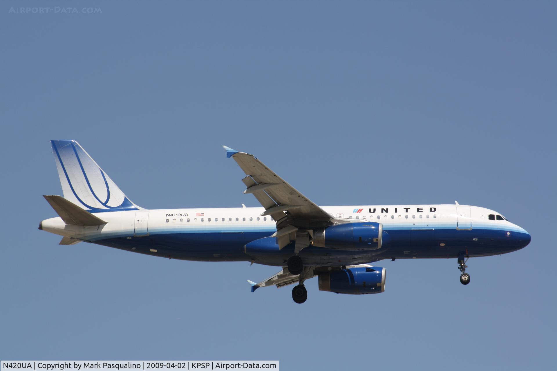 N420UA, 1994 Airbus A320-232 C/N 489, Airbus A320