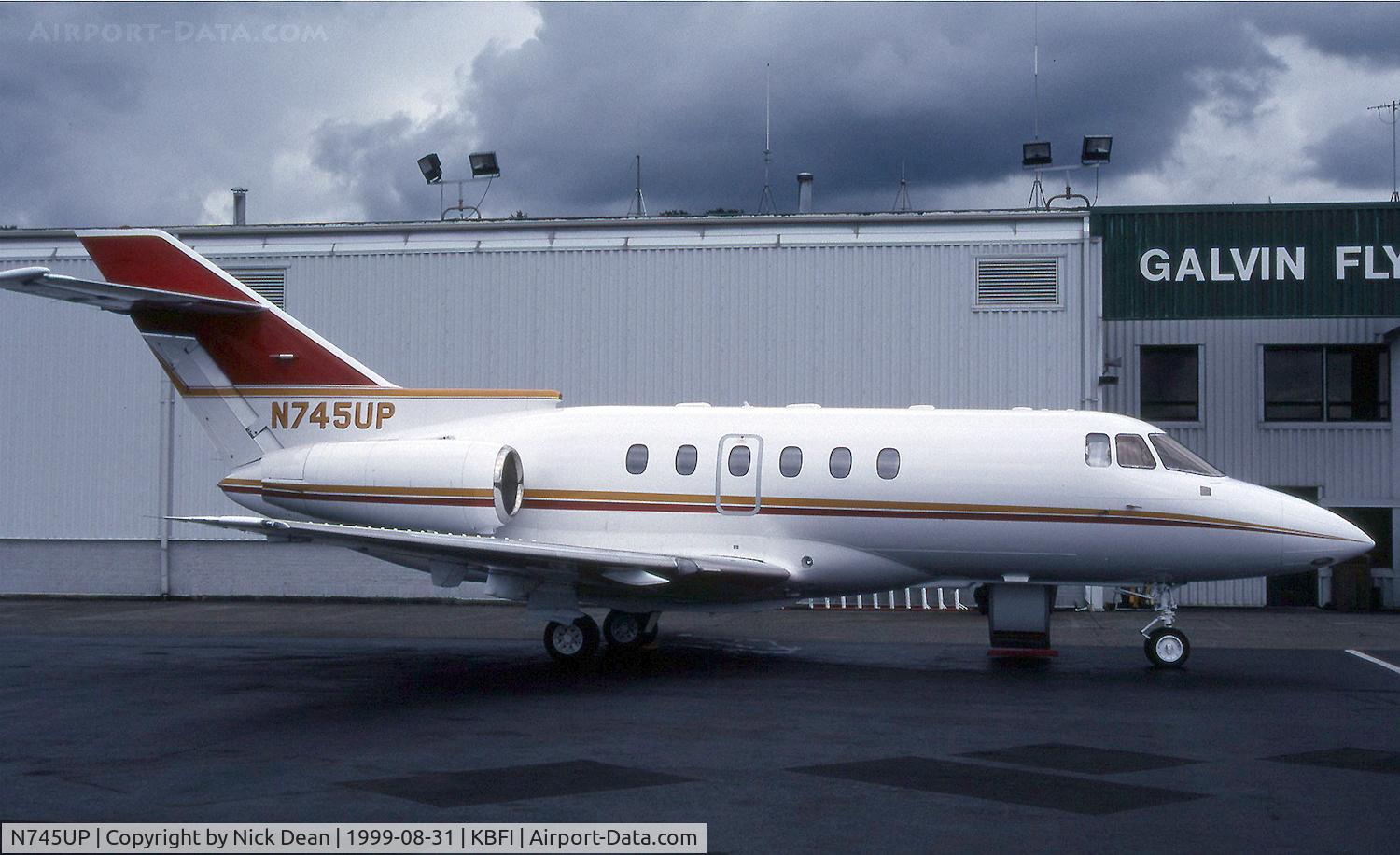N745UP, 1997 Raytheon Hawker 800XP C/N 258336, KBFI