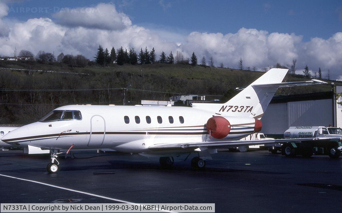 N733TA, 1997 Raytheon Hawker 800XP C/N 258337, KBFI