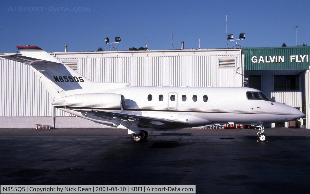 N855QS, 1998 Raytheon Hawker 800XP C/N 258355, KBFI