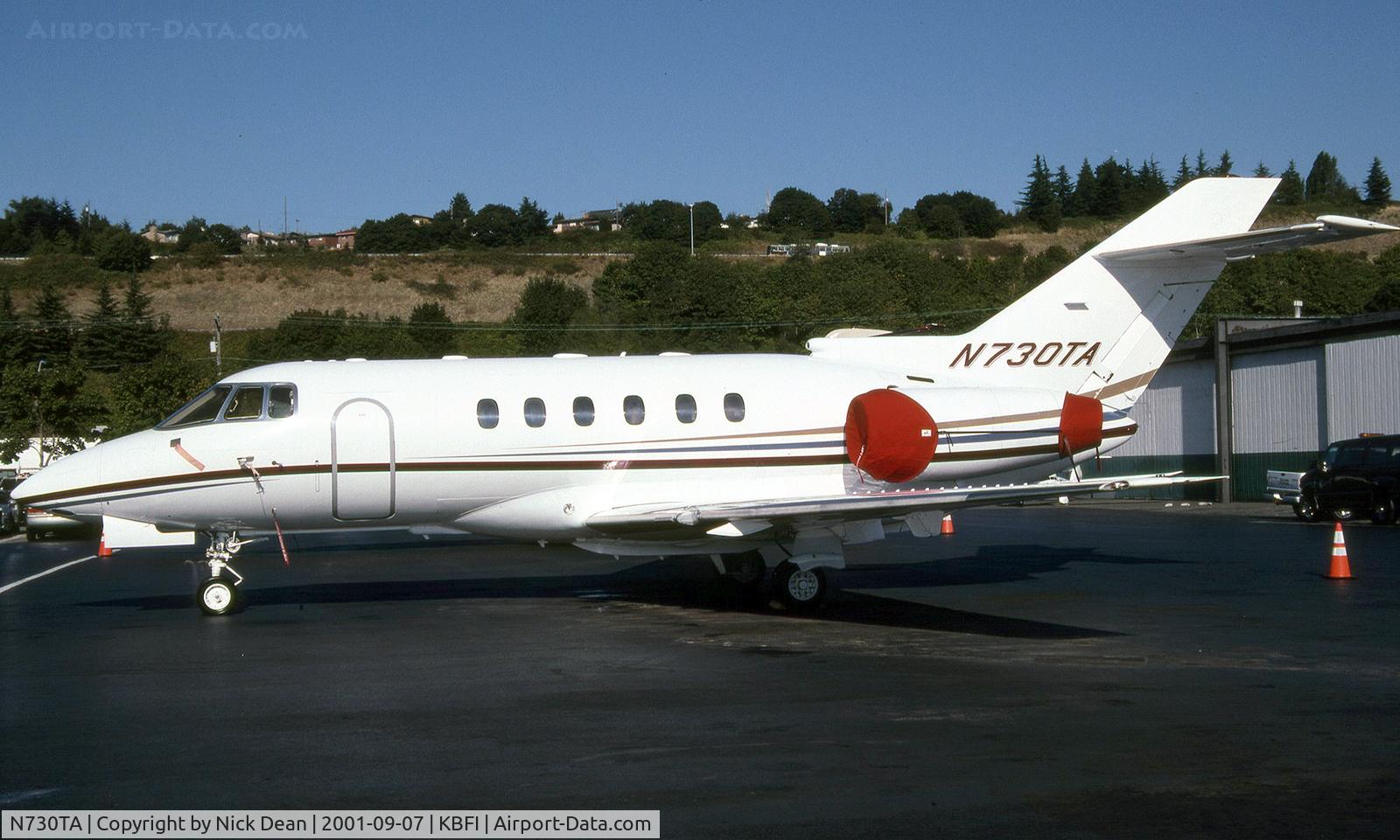 N730TA, 1998 Raytheon Hawker 800XP C/N 258383, KBFI