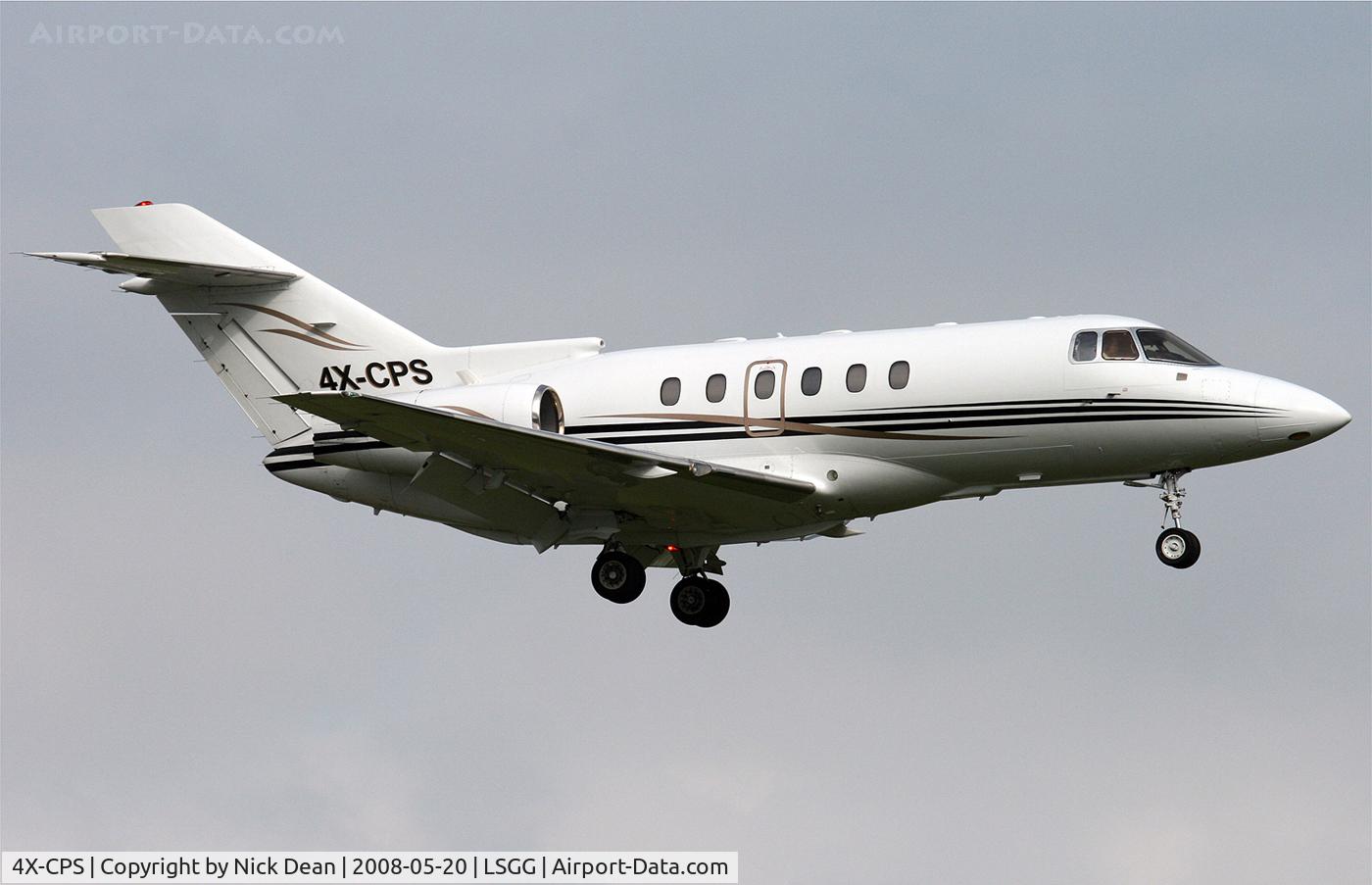 4X-CPS, 1998 Raytheon Hawker 800XP C/N 258391, LSGG