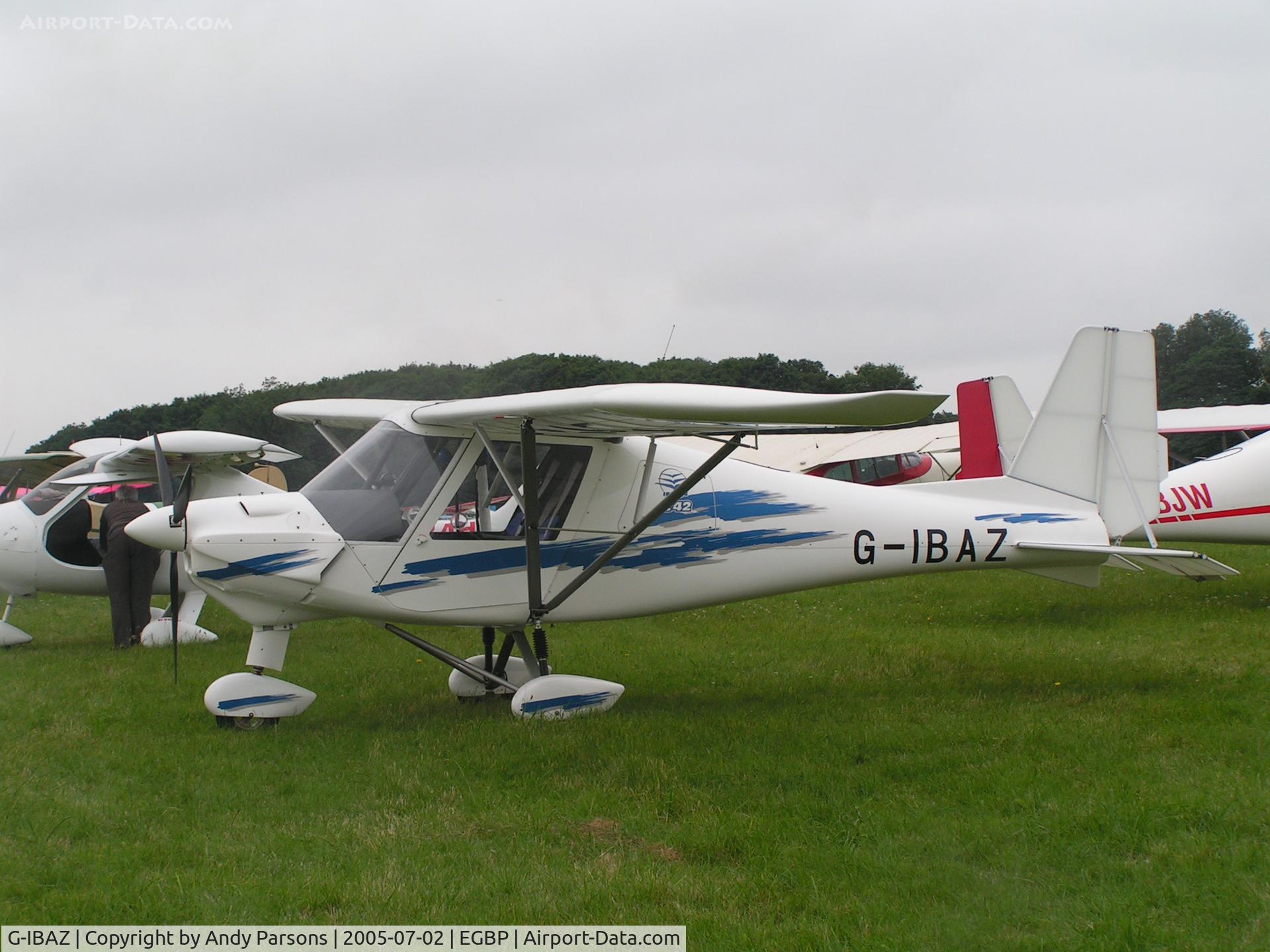 G-IBAZ, 2004 Comco Ikarus C42 FB100 C/N 0409-6622, At Kemble Pfa 2005
