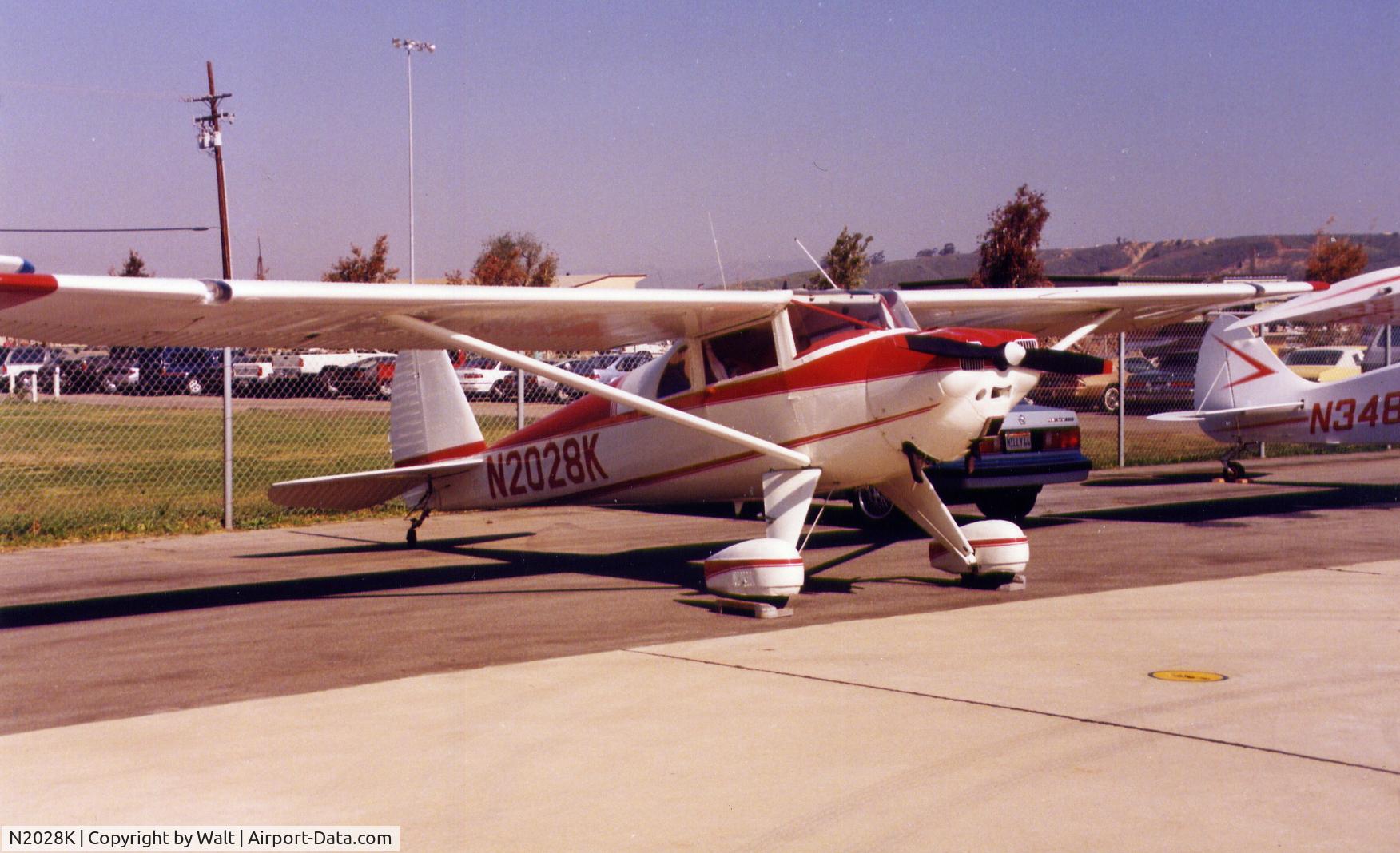 N2028K, 1947 Luscombe 8E Silvaire C/N 4755, Taken at Oxnard, CA Airport