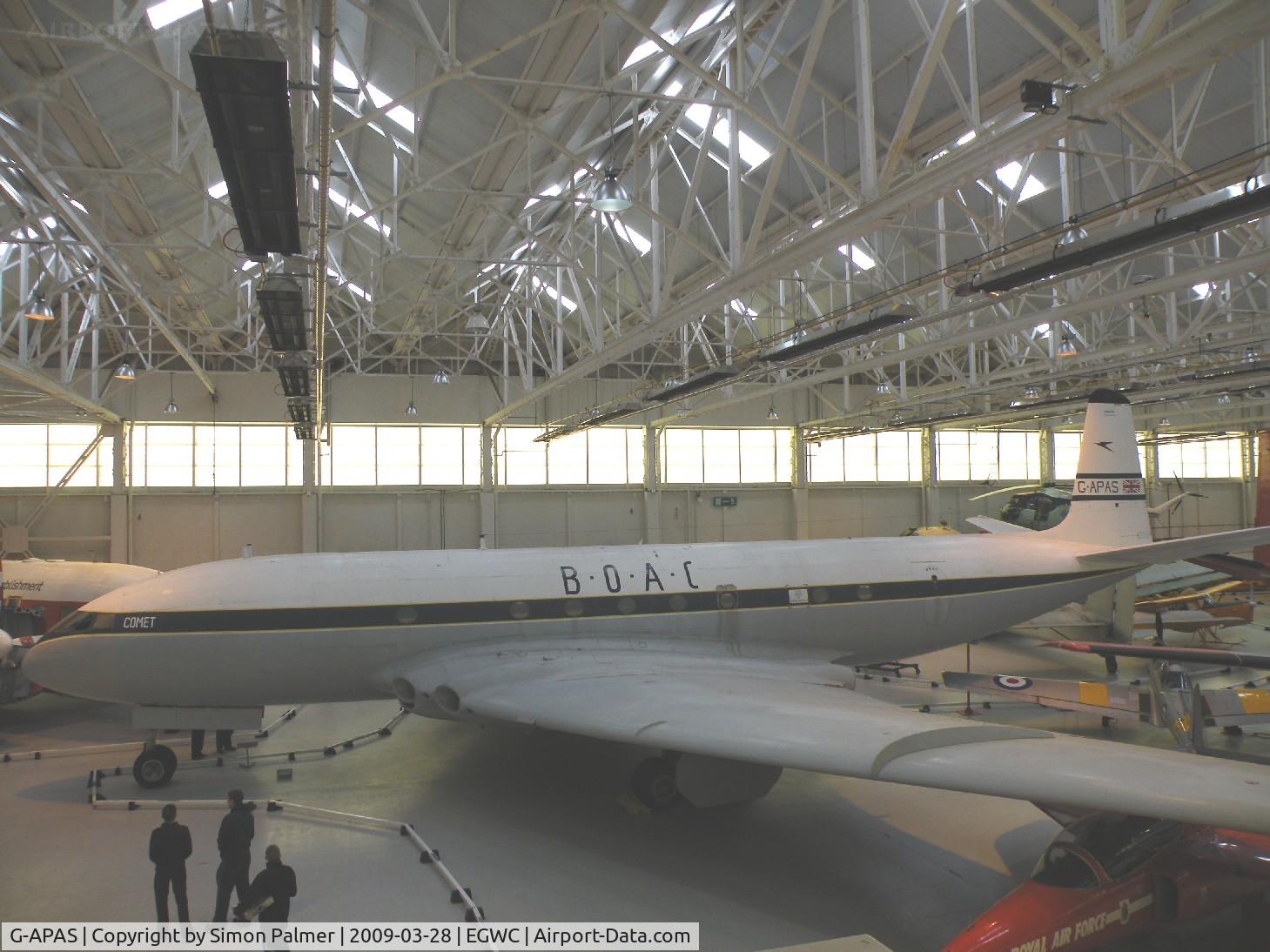 G-APAS, 1953 De Havilland DH.106 Comet 1XB C/N 6022, Comet 1A preserved at Cosford