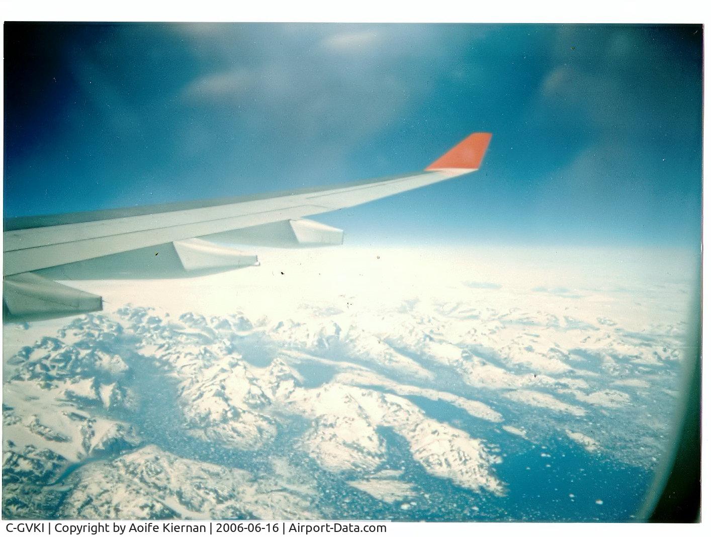 C-GVKI, 2000 Airbus A330-343X C/N 357, Had to overfly Greenland as one radio was not working