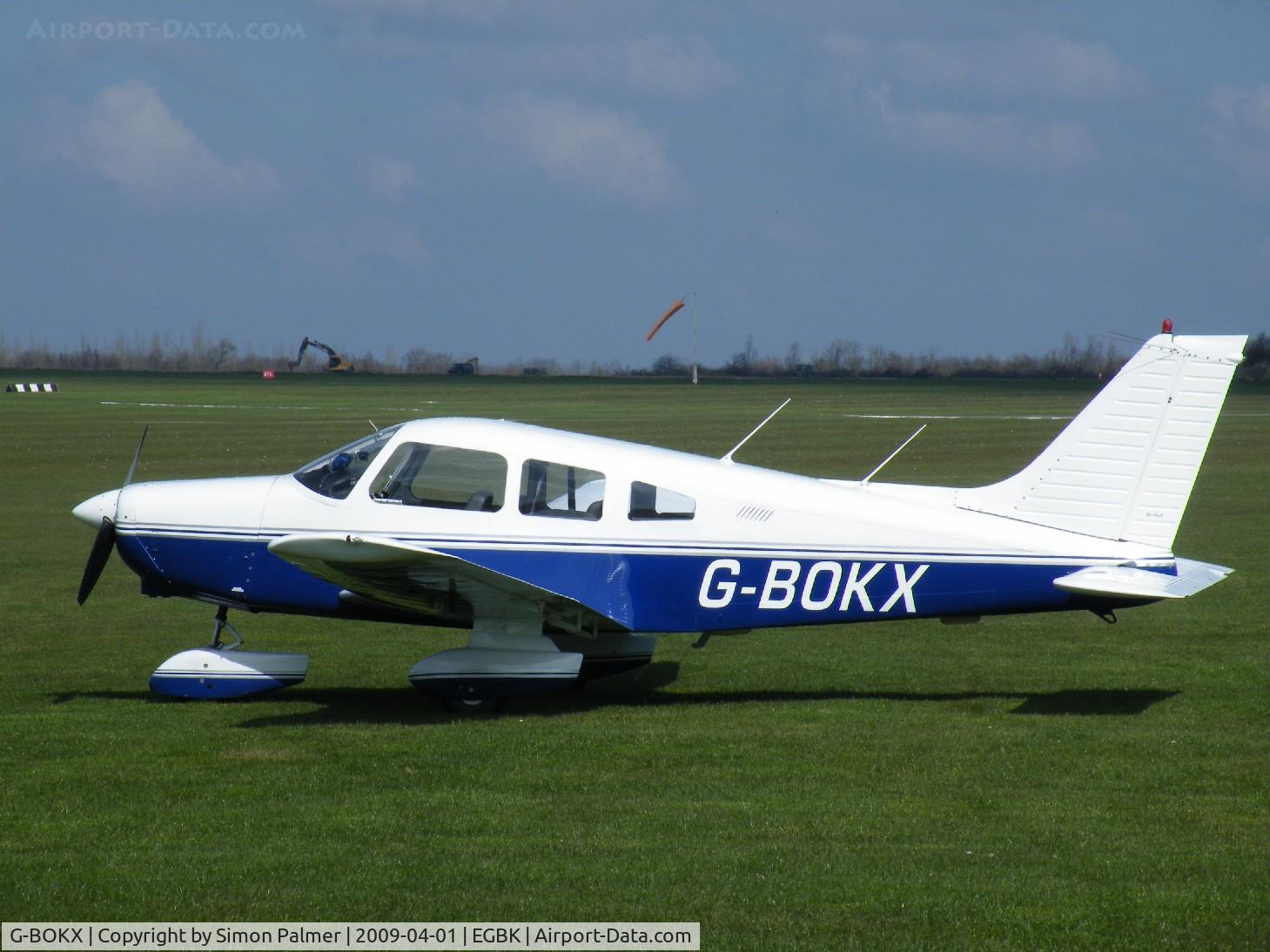 G-BOKX, 1978 Piper PA-28-161 Cherokee Warrior II C/N 28-7816680, PA-28 visiting Sywell