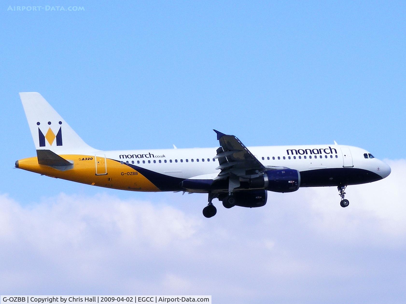 G-OZBB, 1994 Airbus A320-212 C/N 389, Monarch
