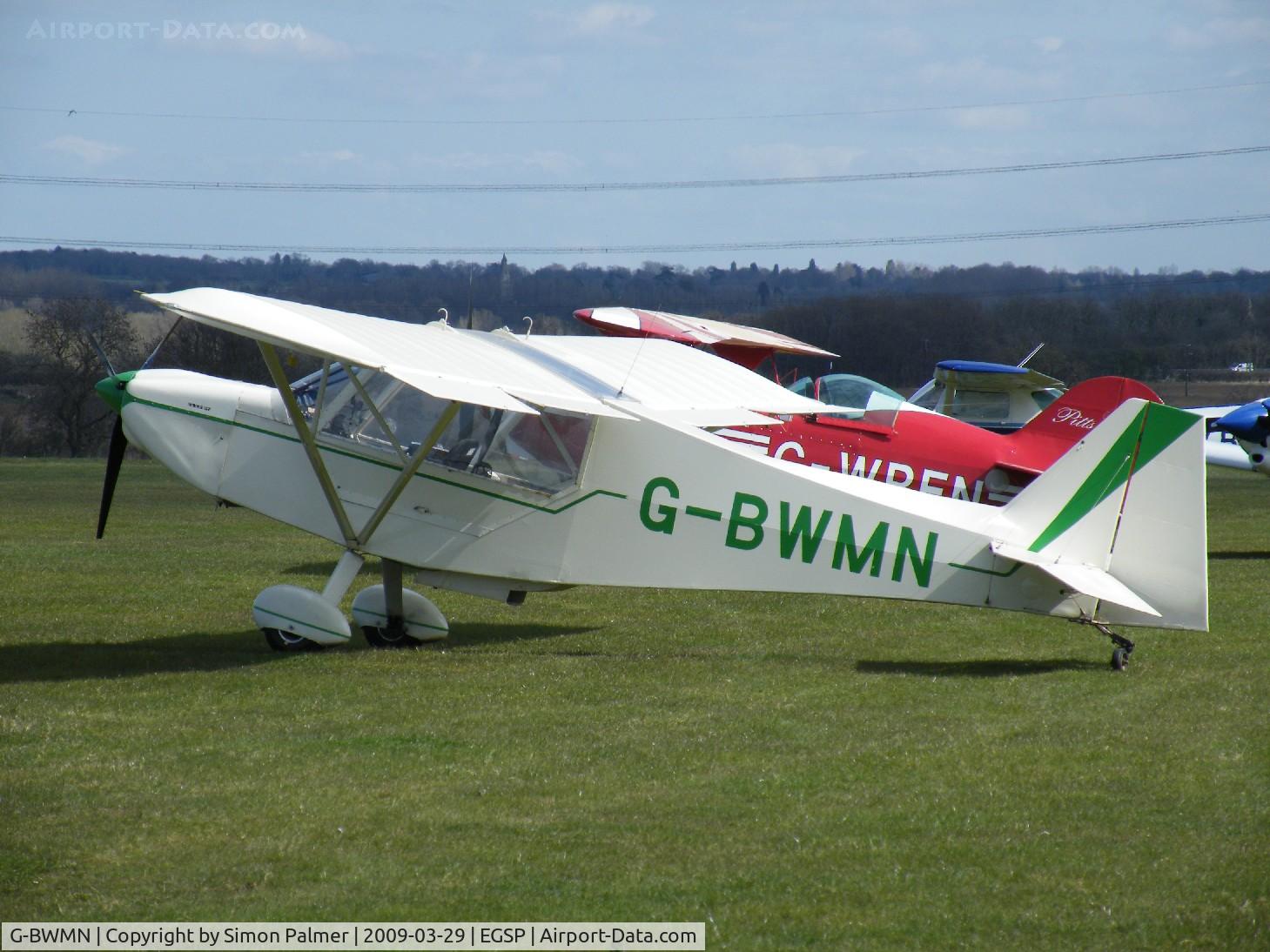 G-BWMN, 1996 Rans S-7 Courier C/N PFA 218-12446, Rans S-7 visiting Sibson