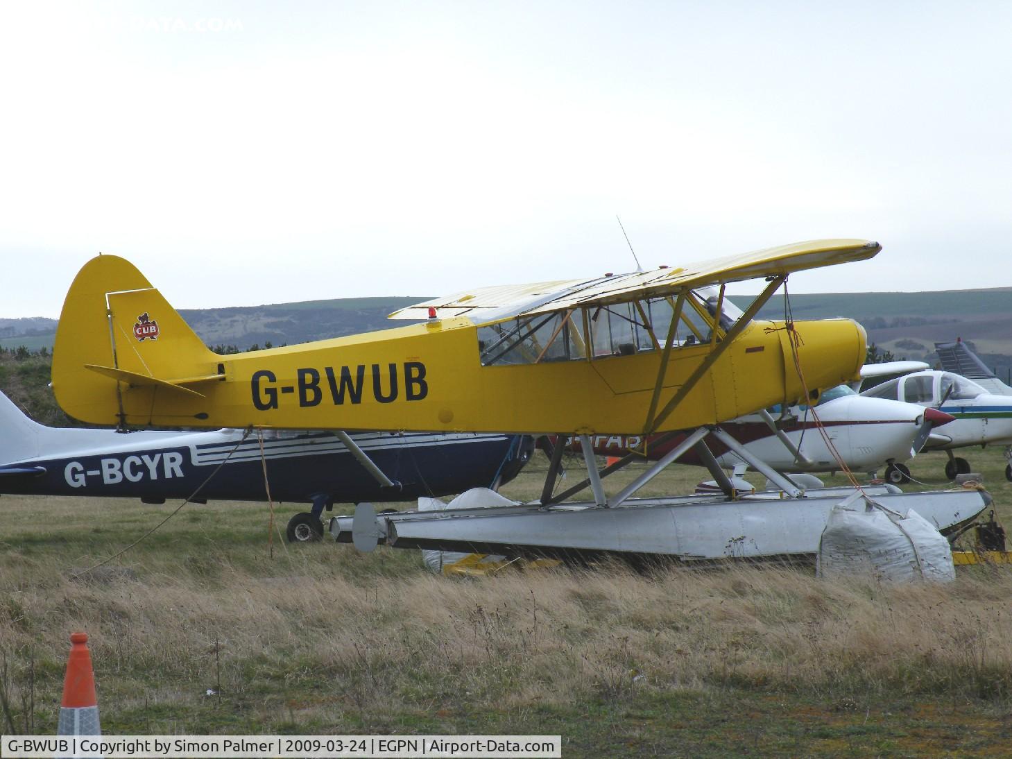 G-BWUB, 1954 Piper L-21B Super Cub C/N 18-3986, Super Cub floatplane