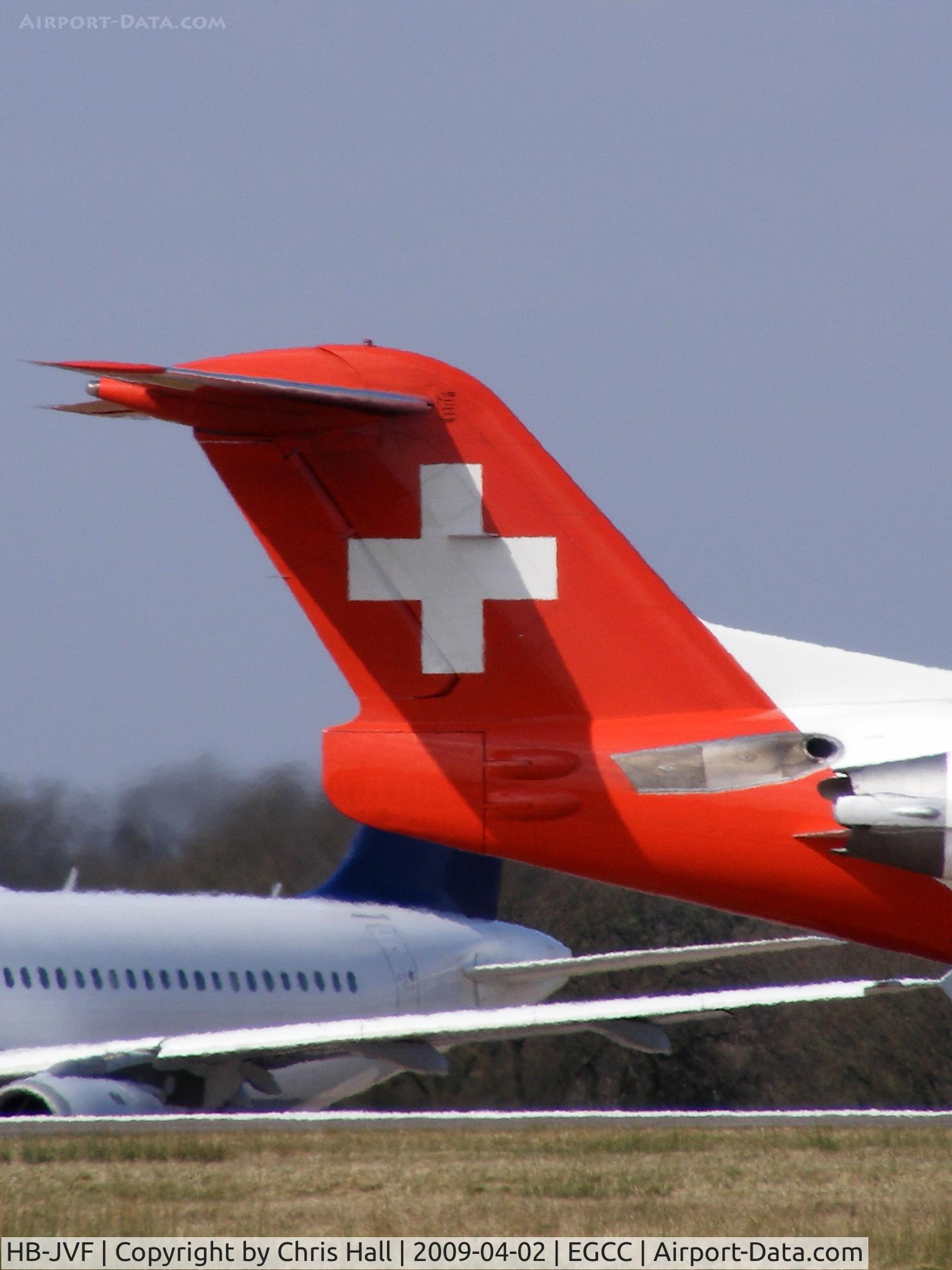 HB-JVF, 1993 Fokker 100 (F-28-0100) C/N 11466, Helvetic Airways