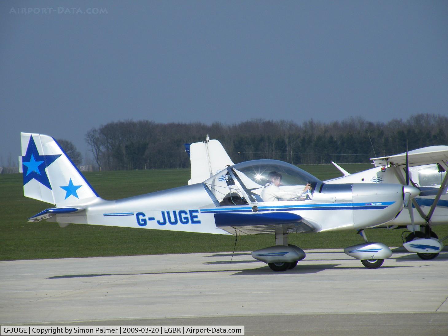 G-JUGE, 2003 Cosmik EV-97 TeamEurostar UK C/N 1709, EV-97 visiting Sywell