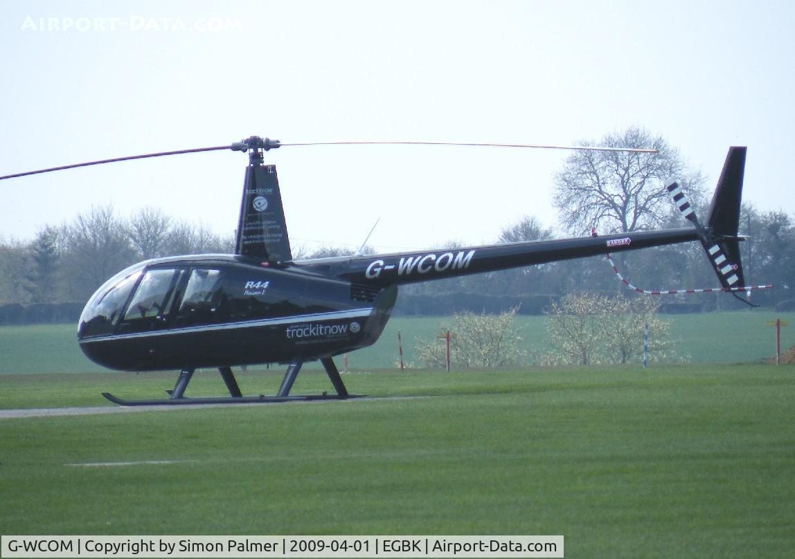 G-WCOM, 2008 Robinson R44 Raven C/N 1917, Robinson R44 at Sywell