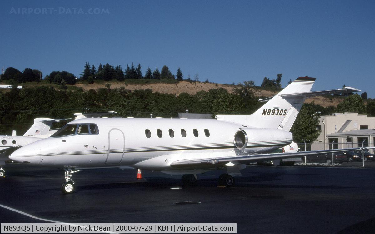 N893QS, 1998 Raytheon Hawker 800XP C/N 258393, KBFI